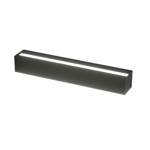 luz led linear para cima e para baixo