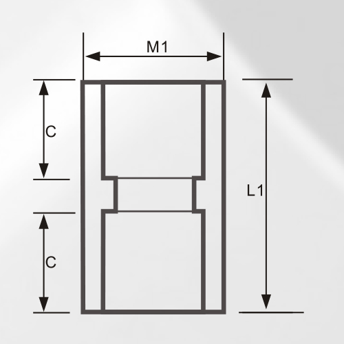 DIN PN16 إمدادات المياه Upvc المقبس اللون الرمادي