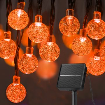 IP65 Rated Solar String Lights Led Flower Fairy Lights untuk Hiasan Krismas, Perkahwinan dan Pesta