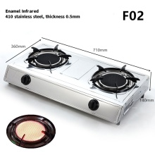 Gas Stove Protector Gas 2 đầu đốt