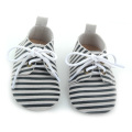 New Styles Stripe Læder Baby Oxford Sko Engros