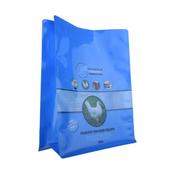 Custom printed flat bottom food bag platsic bag