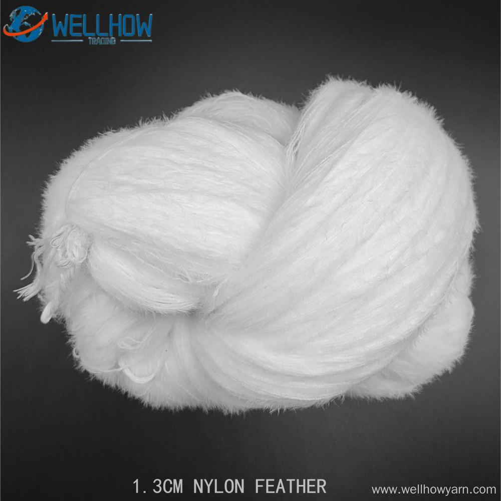 1/13NM 1.3CM NYLON INTIMATE MINK YARN CHENILLE YARN NYLON FEATHER YARN