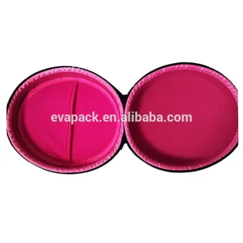Pink PU Leather Manufacturer Wholesale Shockproof EVA Headphone Box Headset Protective Case