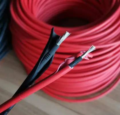 Aluminum alloy solar cable with specified connector