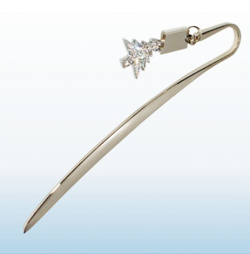 2016 new cute design custom metal manetic bookmark