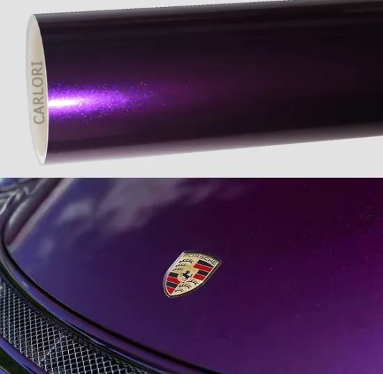 metallic gloss purple vinyl car wrap