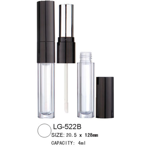 Cabeças de Dual Lip Gloss caso LG-522B