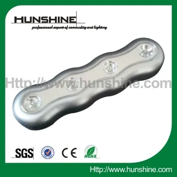 super 4 led high brightness hand touch light for night