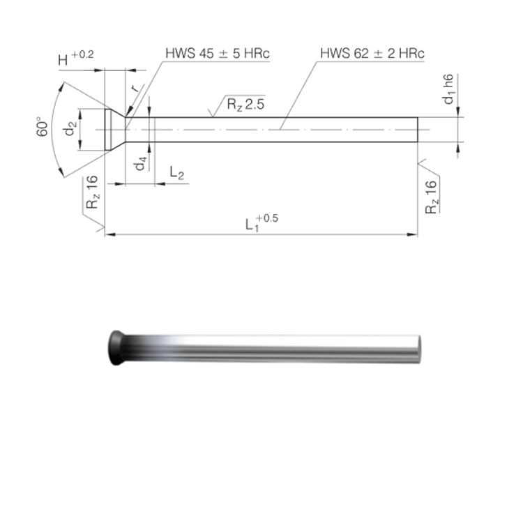 din 9861 standard punch