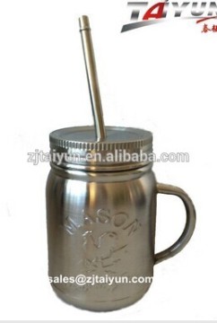 16ozstraw tumbler mason jar