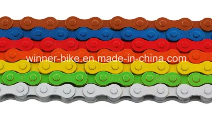 Colored Fixed Gear Bike Chain 1/8" 96L (KMC z410)