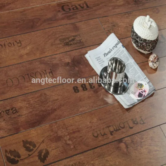 8.3mm ac4 print leaf hand letter laminate flooring type oka engineering flooring with CE ISO