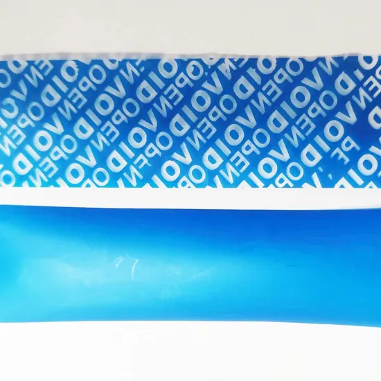 tamper proof PO no adhesive sealing seals tape