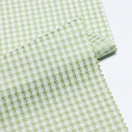 Soft Knitted Fabric Checkers Dralon Fabric