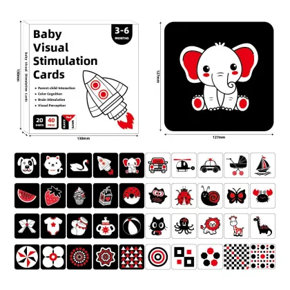 Visual Stimulation Cards: Enhancing Baby's Sensory Development and Learning