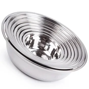 Kitchen Dinnerware Stainless Steel Mixing Food Salad Bowl