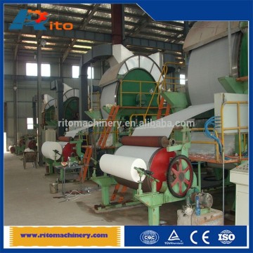 2015 new design automatic small waste paper recycling machine toilet tissue napkin paper making machine price