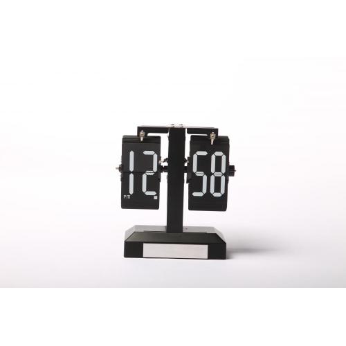 Flip Down Desk Modern Clock Metal