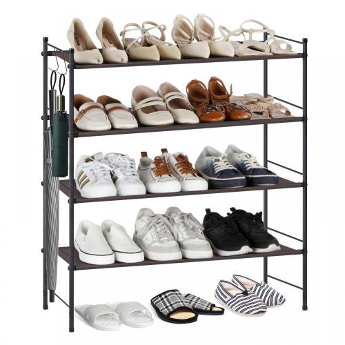 4 Tier Expandível Free Standing Shoe Rack