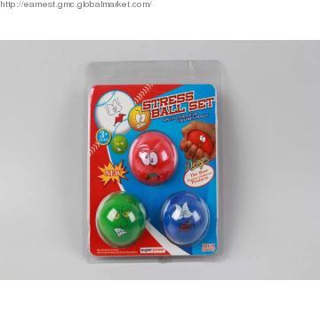 PU Expression Toy Ball Stress Ball(Three Colors Asst\'\')