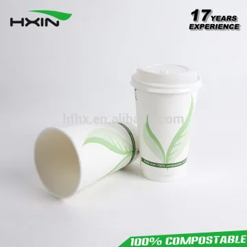 disposable flexo printing double wall coffee paper cups