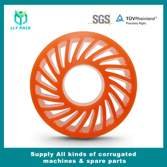 Corrugated Line PU No Crush Sun Wheel