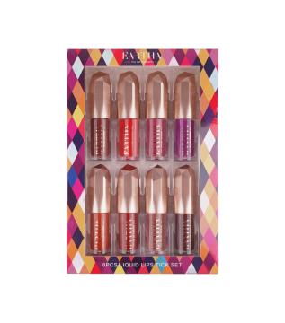 8 PIECE LIQUID LIPSTICK SET