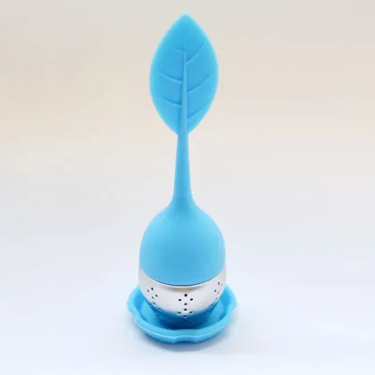 Customized Wholesale Bulk Tea Strainer Filter Steeper Silicone Tea Infuser