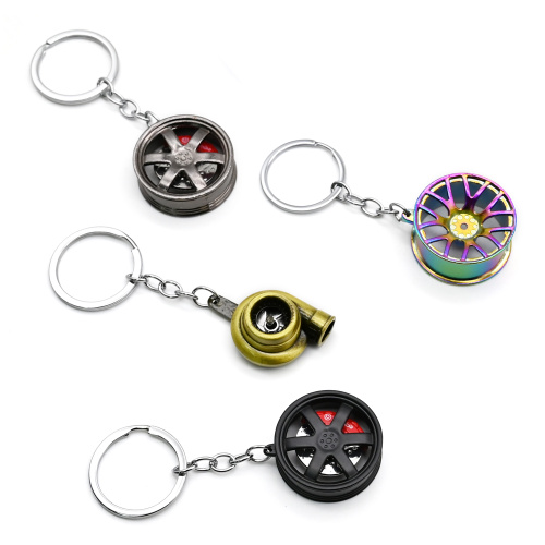 3D Zinc Alloy Keychain with Custom Shape