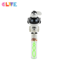 ABS plastic portable handheld robot toy & fan