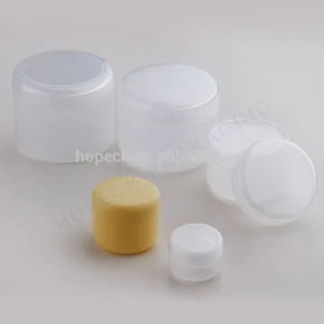 Round shape cosmetic jars plastic 20g, 50g, 100g, 250g