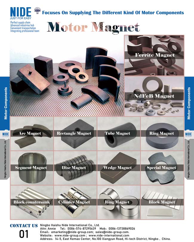 NIDE electric motor components magnet-2