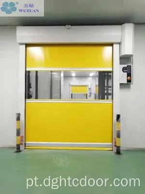 Porta de rolamento de alta velocidade de PVC elétrico geomagnético