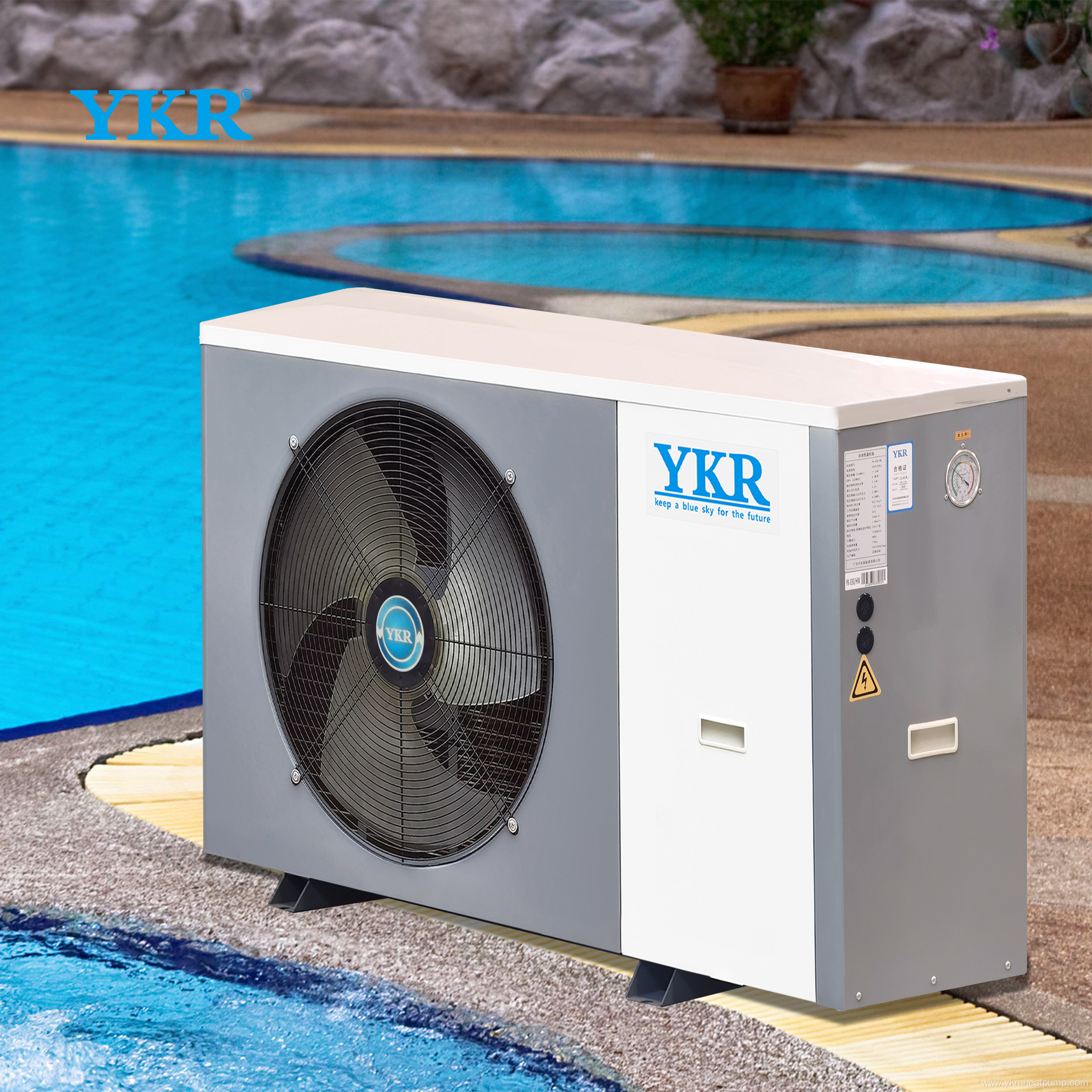 swimming pool heat pump (heating / cooling)