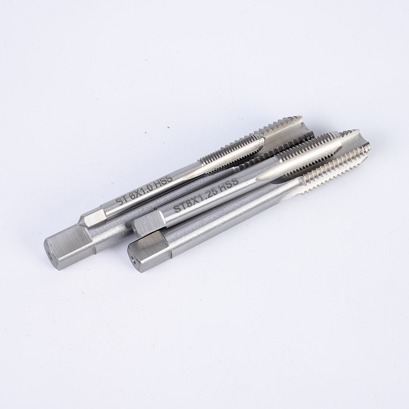 Din352 High-Speed Alloy Steel Tap & Die Set Plug Taper Bottom with Straight Flute Metric Inch Tapping Screw Thread Hand Tap