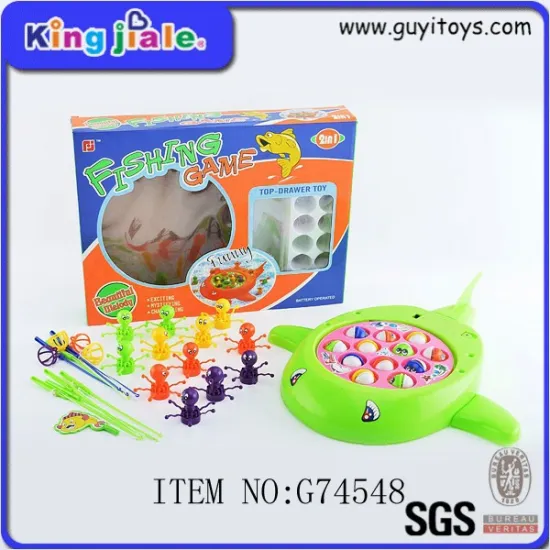 Cheap and electric plastic toy fish hooks