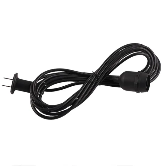 Black Hanging Light Cord with E26 Socket