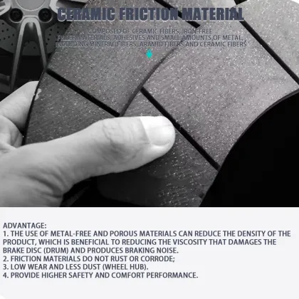 Ceramic Disc Brake Pads and Auto Brake Parts