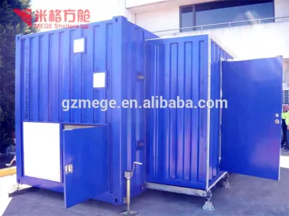 Steel push and pull the container