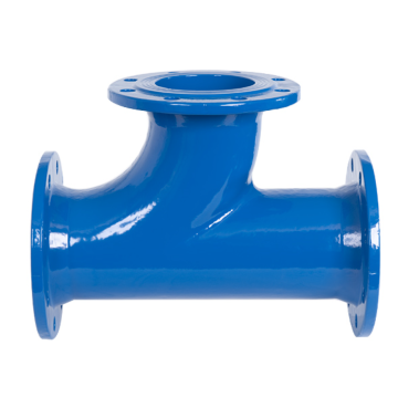 Pipe fittings Ductile Iron Y style Socket Tee