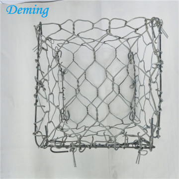 weave gabion mesh wire galvanized for stone cages