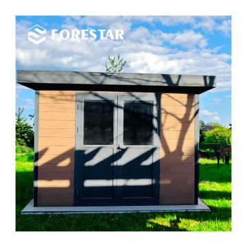 Detachable Professional WPC Metal Garden Shed: Durable Storage for Home and Commercial Use