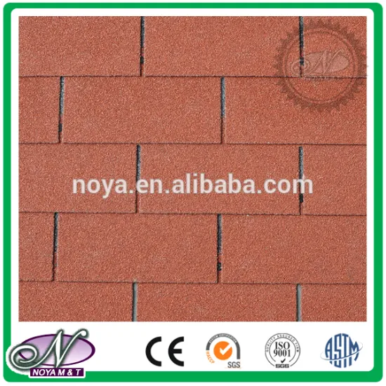 Standard single layer decorative laminated asphalt roofing tiles price for wholesales