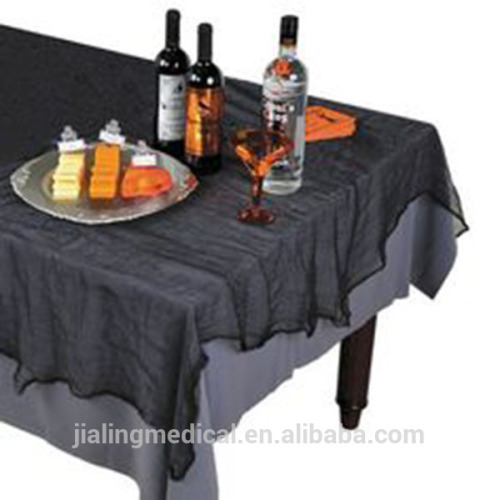 Halloween Gauze fabric door cover with giant skull candle holder as halloween home decor