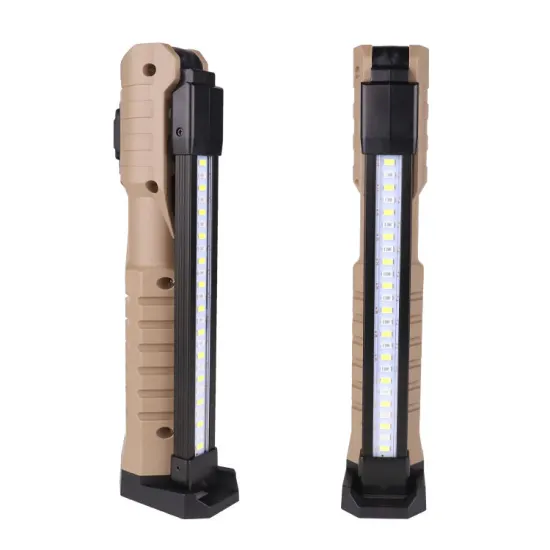 Magnetic Base 180 Rotate Foldable Rechargeable LED Work Light - 7 Modes Portable Flood Flashlight for Car Repair