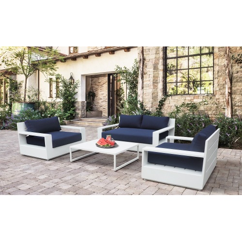 set di mobili per patio in alluminio