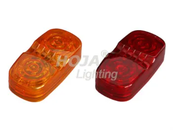4 inch x2 inch Rectangular Bull-Eye Marker and Clearance Light bulleye led marker clearance light