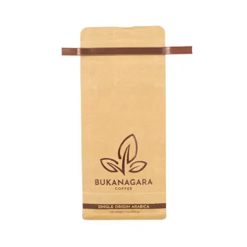Custom Printed Gusseted Coffee Bag with Tin Tie