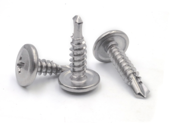 Stainless steel pan head self drilling screw